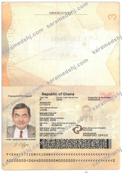 Ghana passport